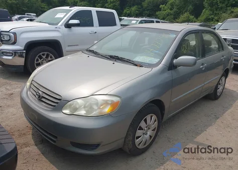 2003 Toyota Corolla Le from USA, damaged, VIN JTDBR32E732008257